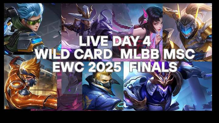 LIVE day 4  WILD CARD  MLBB MSC  EWC 2025  FINALS
