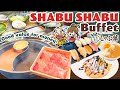 Restaurant shabu shabu et sushi buffet  tokyo japon