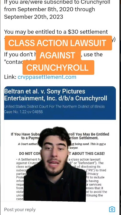 Crunchyroll May Owe You Money From a Class Action Settlement