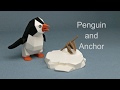 Penguin by the Anchor #3DThursday #3DPrinting