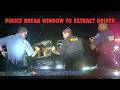 POLICE BREAK WINDOW TO EXTRACT DRIVER AFTER ARKANSAS STATE POLICE PIT MANEUVER #pursuit #chase #pit