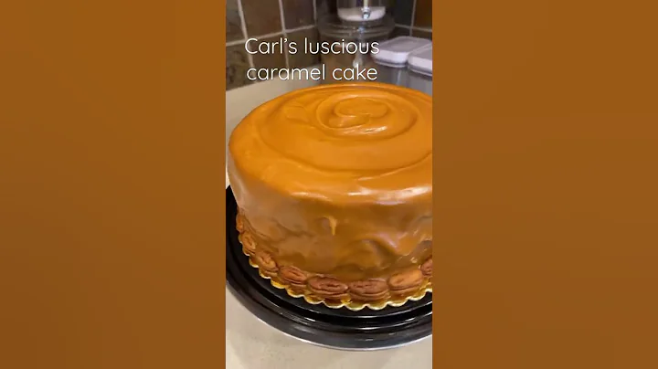 Carl’s luscious caramel cake by Reno Creations￼