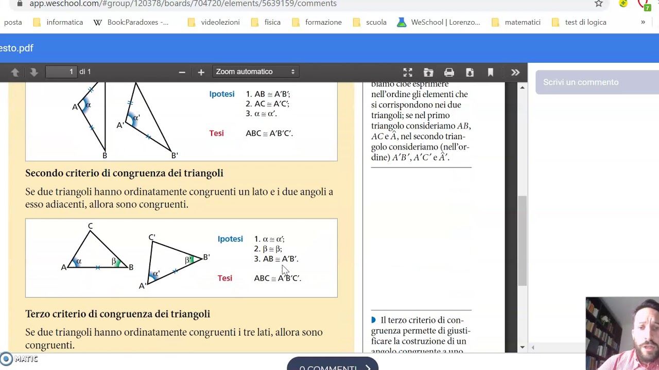 criteri di congruenza dei triangoli YouTube criteri di congruenza dei triangoli YouTube