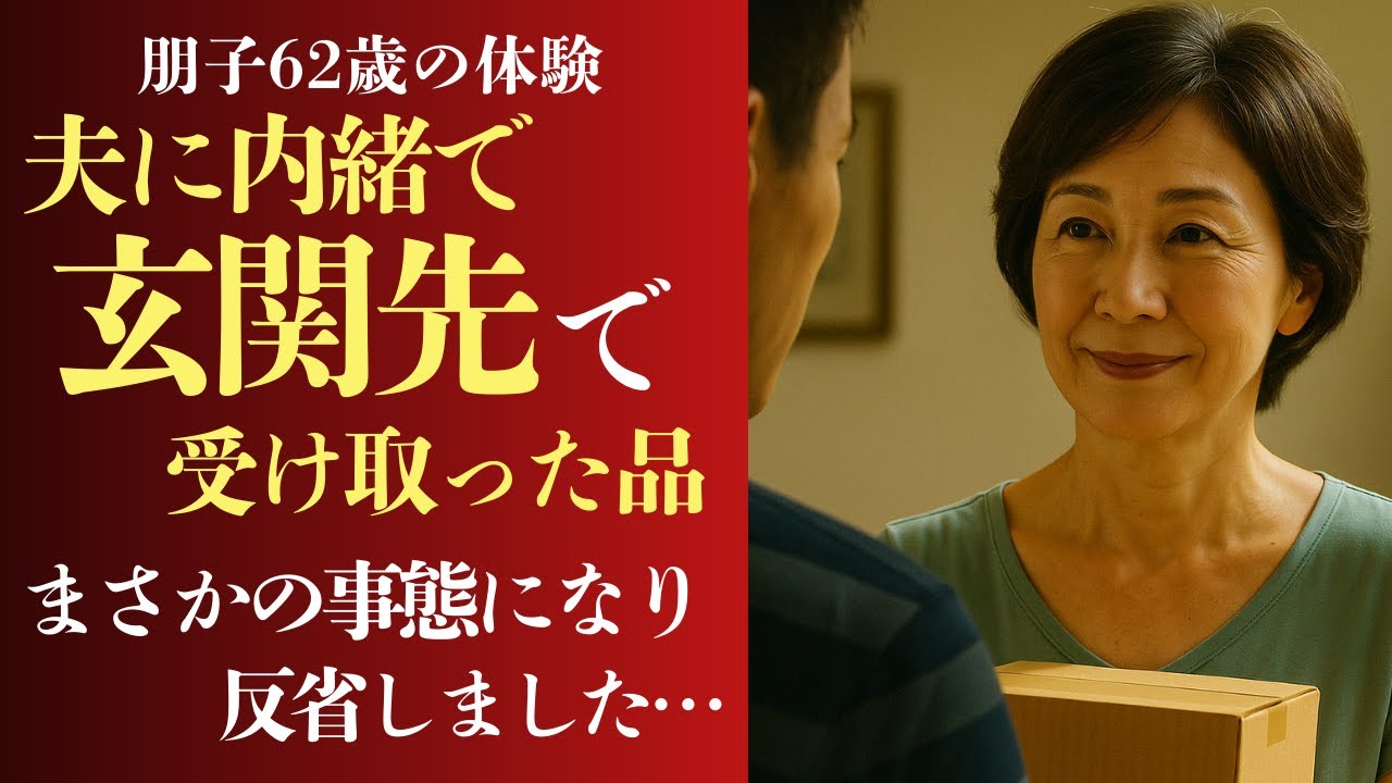 Outline Video 【シニア恋愛】「もう一度、女に戻りたかった」62歳・専業主婦。揺れる心と罪悪感の間で【恋愛小説】