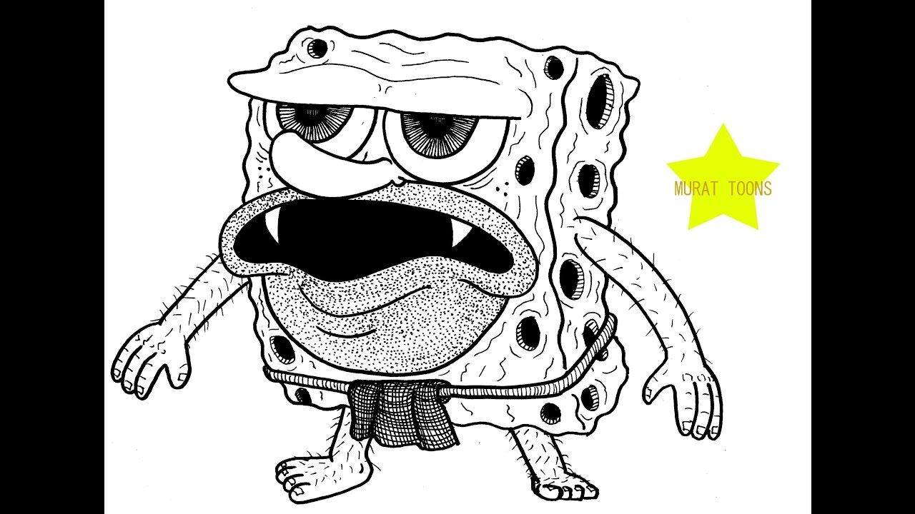 Drawing Caveman Spongebob Meme YouTube