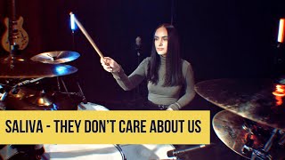 Saliva - They Don't Care About Us (drum cover) Resimi
