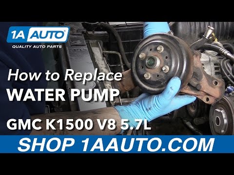 How to Replace Engine Water Pump 96-00 GMC K1500 V8 5.7L