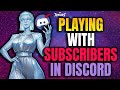 Playing customs with subscribers in discord