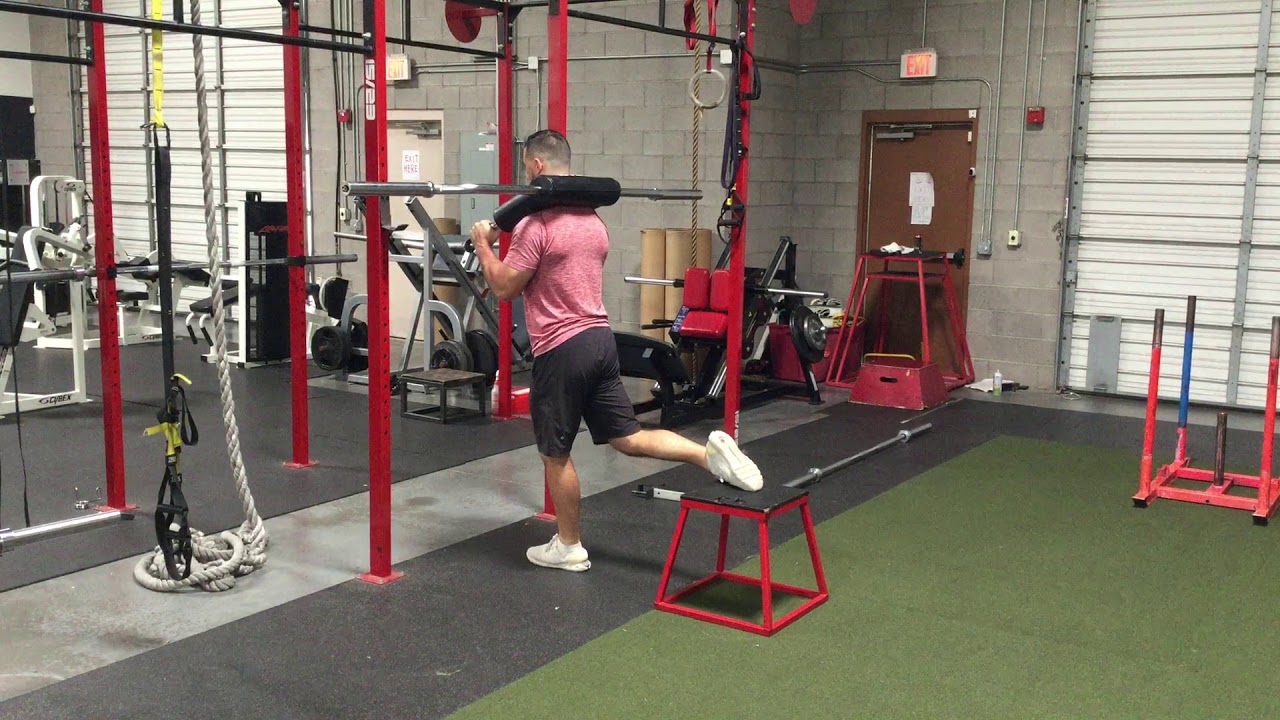 Safety Bar RFE Split Squat YouTube