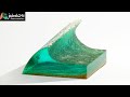 Waves from Epoxy Resin / Simple Way / RESIN ART