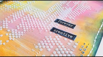 Gelatos Art Journal Background | Easy Technique for Beginners | Mixed Media Art Journal