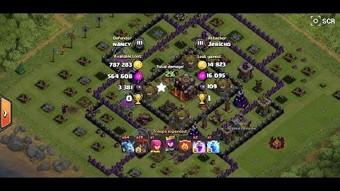 Clash of Clans : Dark Elixir farming using Balloonian Strategy