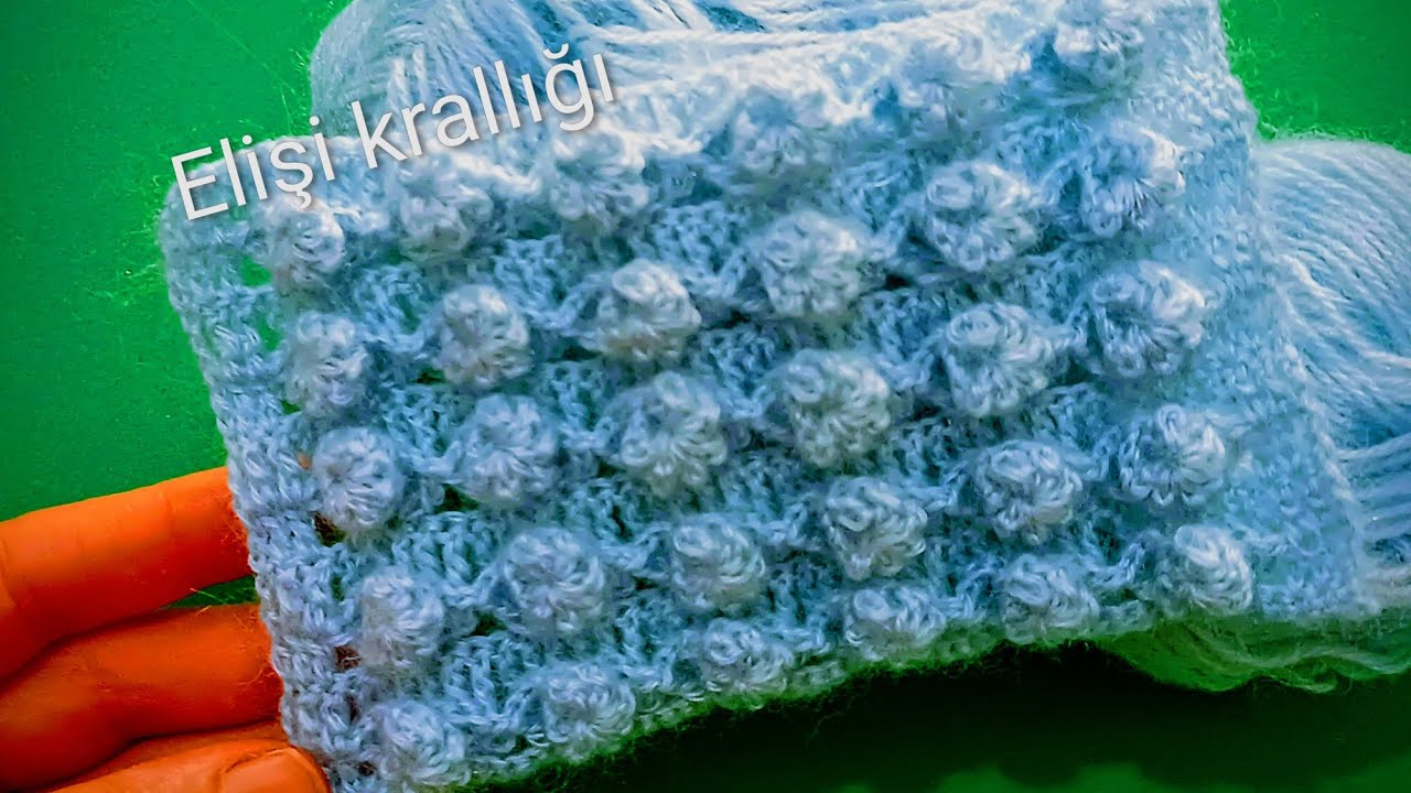 ÇITI PITI YAĞMUR DAMLASI MODELİ✔️ BATTANİYE VE BEBEK ÖRGÜSÜ YAPIMI ✔️HOW TO KNIT A BABY BLANKET✔️