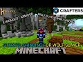 LET'S START GRINDING FOR WOLF-SLAYER IN CRAFTERSMC SKYBLOCK #craftersmc #satnetwork #stnetwork