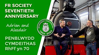 FRS 70th - Adrian and Alasdair
FR Society seventieth anniversary
-
Penblwydd Cymdeithas RhFf 70 FRS 70th - Adrian and Alasdair