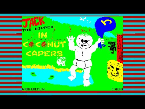 Jack the Nipper 2 In Coconut Capers - прохождение игры zx spectrum игры