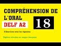 DELF A2 - Compréhension de l'oral (no 18)