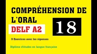 DELF A2 - Compréhension de l'oral (no 18)