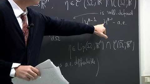 Partial Differential Equations - Giovanni Bellettini - Lecture 05