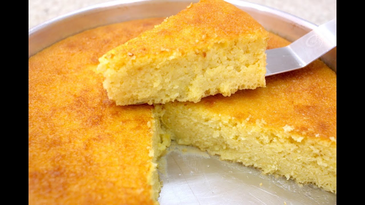 BOLO DE MILHO DE LATINHA DE LIQUIDIFICADOR - RÁPIDO - CREMOSO - ÚMIDO E DELICIOSO - Isamara Amâncio