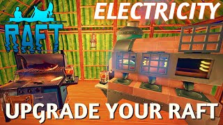 Raft - Electric Smelter, Electric Grill, and Wind Turbine