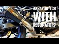 AFTERMARKET EXHAUST WITH RESONATOR / NS200