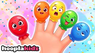 EP 2 | Balloon Finger Family Song - Happy Birthday | HooplaKidz Nursery Rhymes