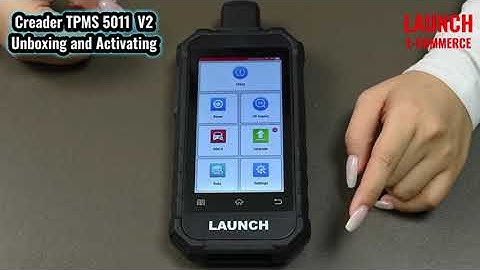 LAUNCH Creader TPMS 5011 V2 (CRT5011 V2) Unboxing Video