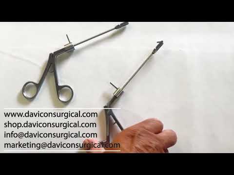 Davicon Stammberger Antrum Punch Backward Cutting Sheath 360 degree rotatable with fixing screw