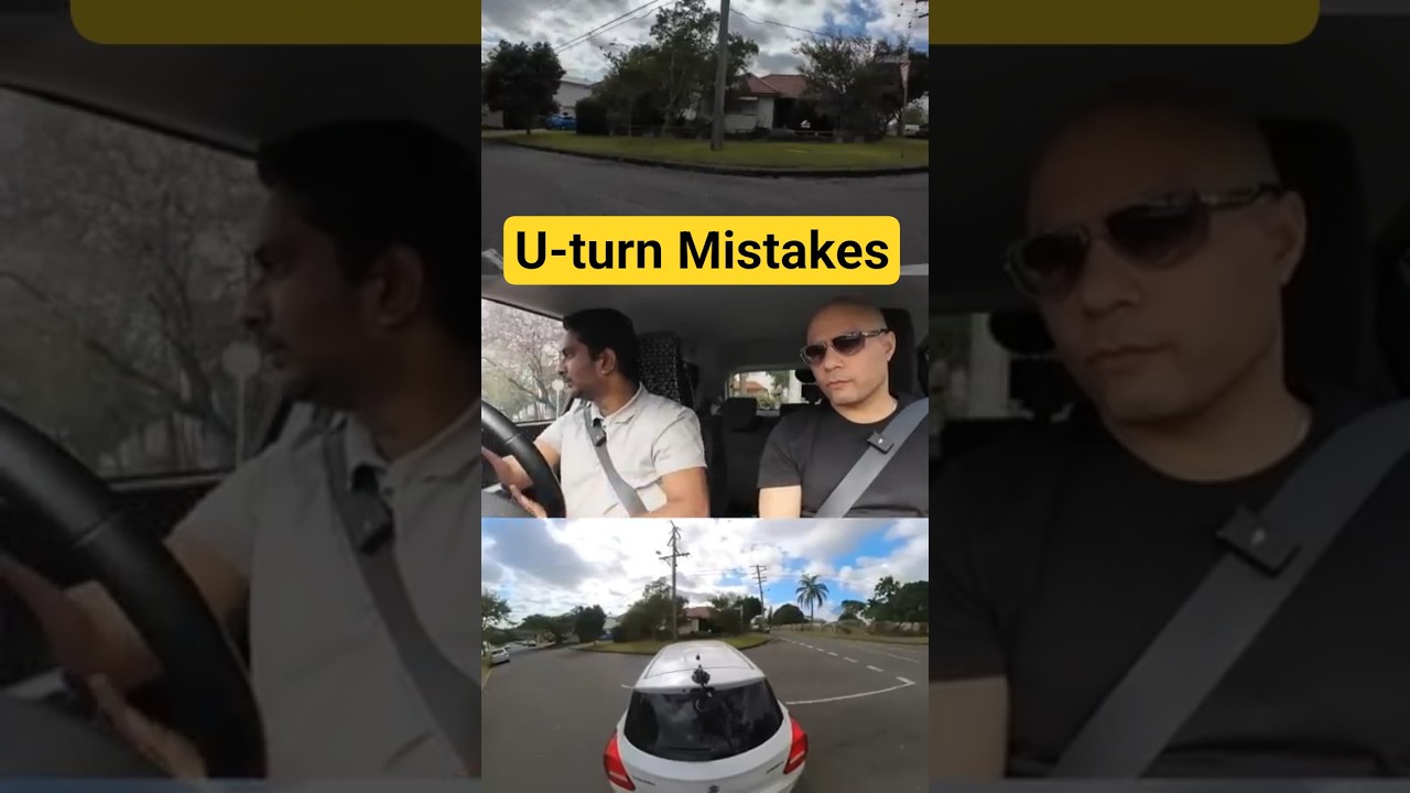 Как НЕ следует делать разворот на перекрестке