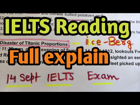 ielts reading tips andtricks| ieltsrecent exam Reading titantic proportions answers #ieltsreading