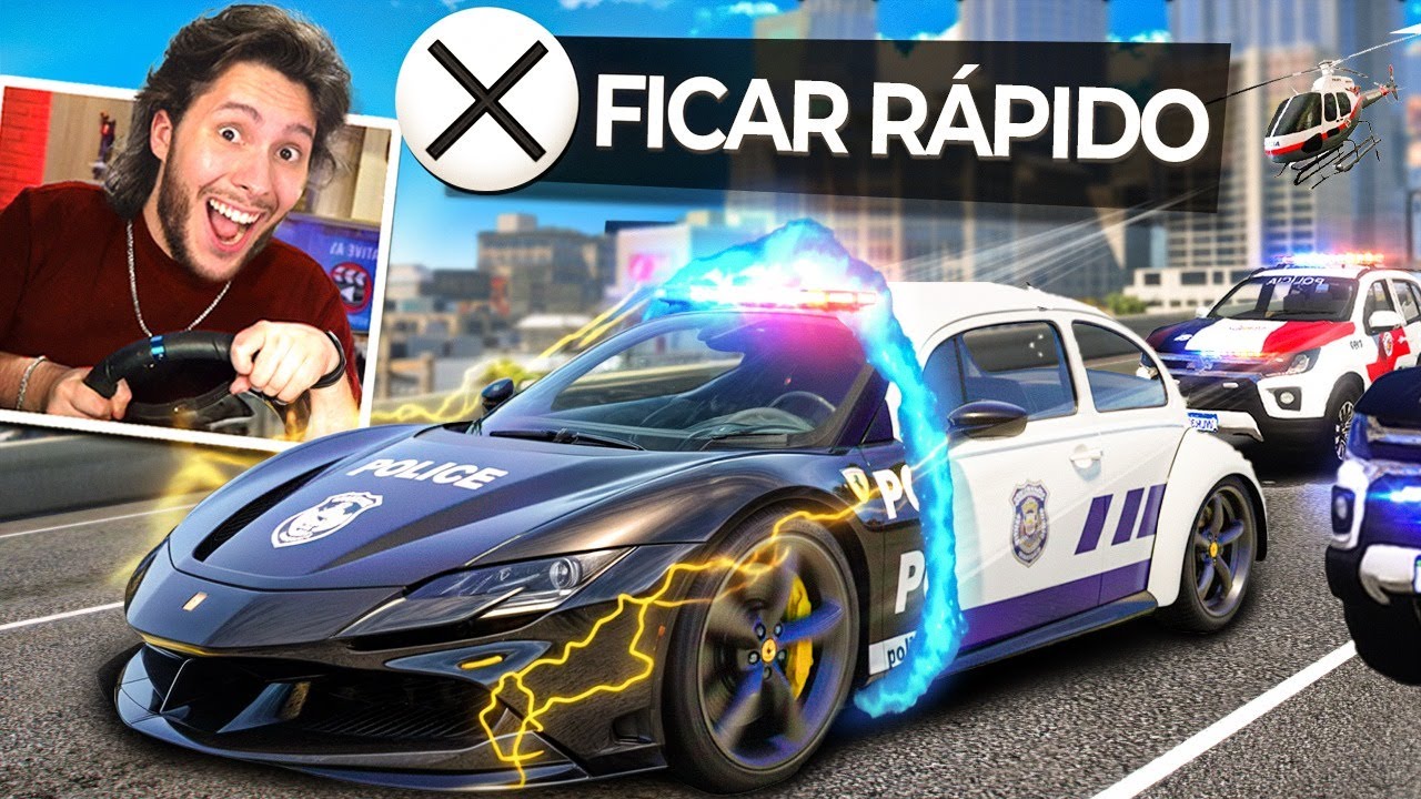 A cada PRISÃO minha VIATURA fica mais RÁPIDA!! (GTA 5 rp)