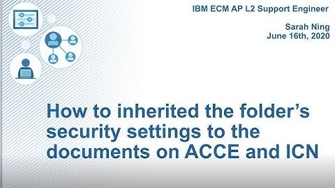 How to inherit the folder