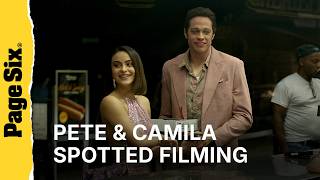 Pete Davidson and Camila Mendes spotted filming for upcoming movie Tommy Karate