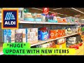 HUGE ENTIRE ALDI UPDATE WITH MANY NEW ITEMS SHOP WITH ME