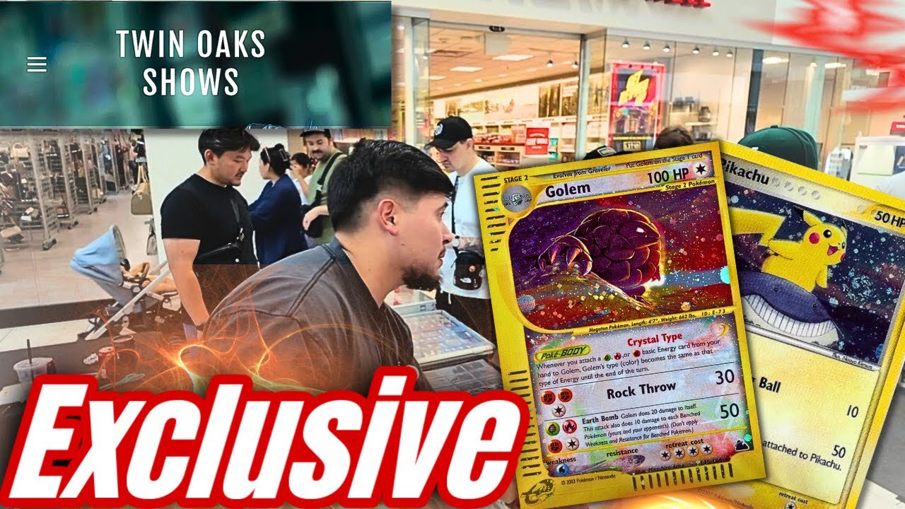 Вы НИКОГДА не видели таких карточек с покемонами | Эксклюзивное шоу Twin Oaks