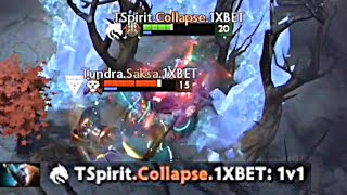 Collapse Just Wanted 1V1 With Saksa Team Spirit Vs Tundra Esports