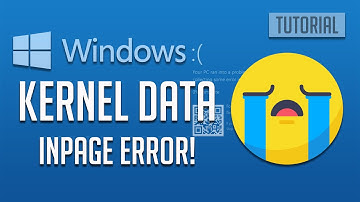How To Fix KERNEL DATA INPAGE ERROR In Windows 10 || 2025