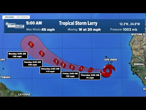 Tracking the Tropics: Larry becomes hurricane as Ida floods the ...