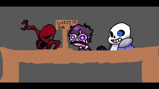 Pasta Night But Its Jellybean, Sans, and The Skeleton