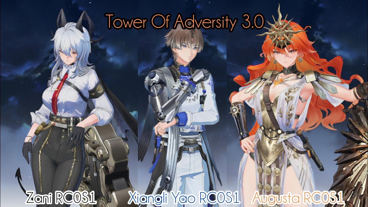 Tower Of Adversity 3.0 | Zani x Xiangli Yao x Augusta | Wuthering Waves