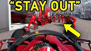 F1 22 But Using Ferrari Strategies...