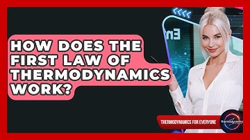 How Does The First Law Of Thermodynamics Work? - Thermodynamics For Everyone