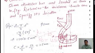 PROBLEM ON CRANE HOOK OF CIRCULAR SECTION