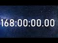 1 Week 168 Hour Timer Countdown with Alarm Sound / 168 H / 168 Hrs - Longest Video on YouTube