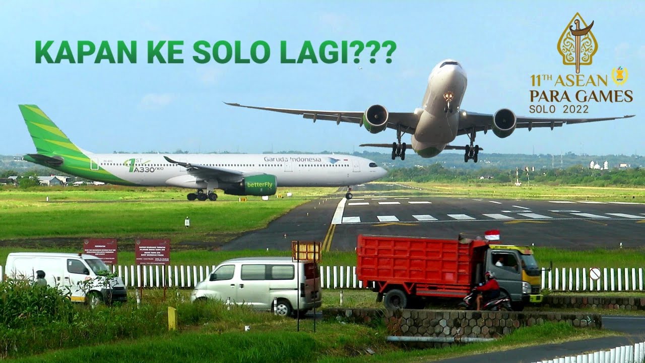 17 PESAWAT LANDING & TAKE OFF DI BANDARA ADI SOEMARMO SOLO
