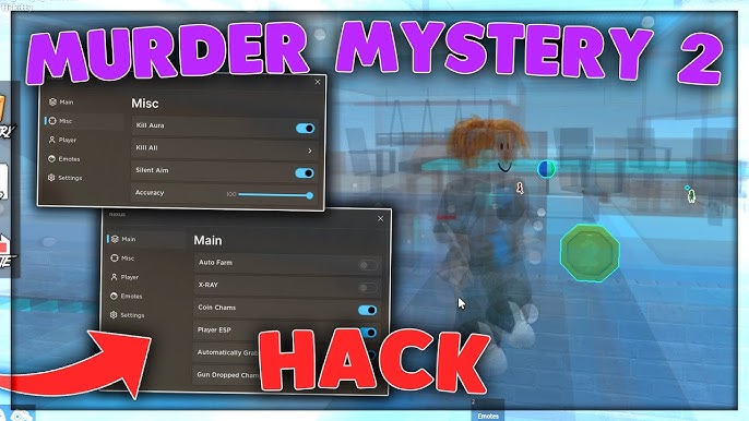 Murderers VS Sheriffs Script Hack PASTEBIN GUI  Kill Aura, Kill All, Rage  Bot, Silent Aim & More 