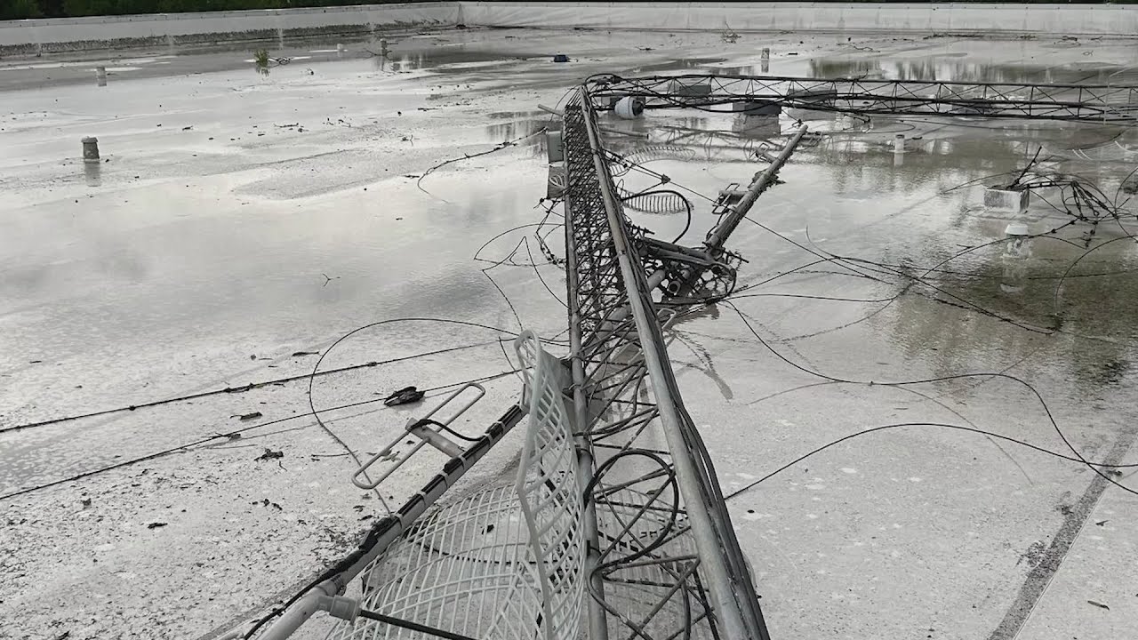 Severe weather damage in Abbeville YouTube