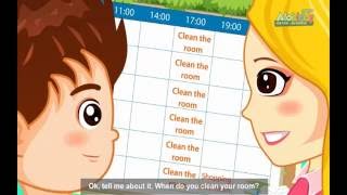 Hello Felix | CVL Unit 19 My timetable - Learning english for kids