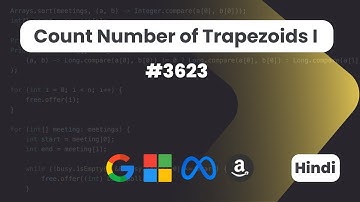 Count Number of Trapezoids I | Leetcode 3623 | DSA | Hindi | Code With Deepak